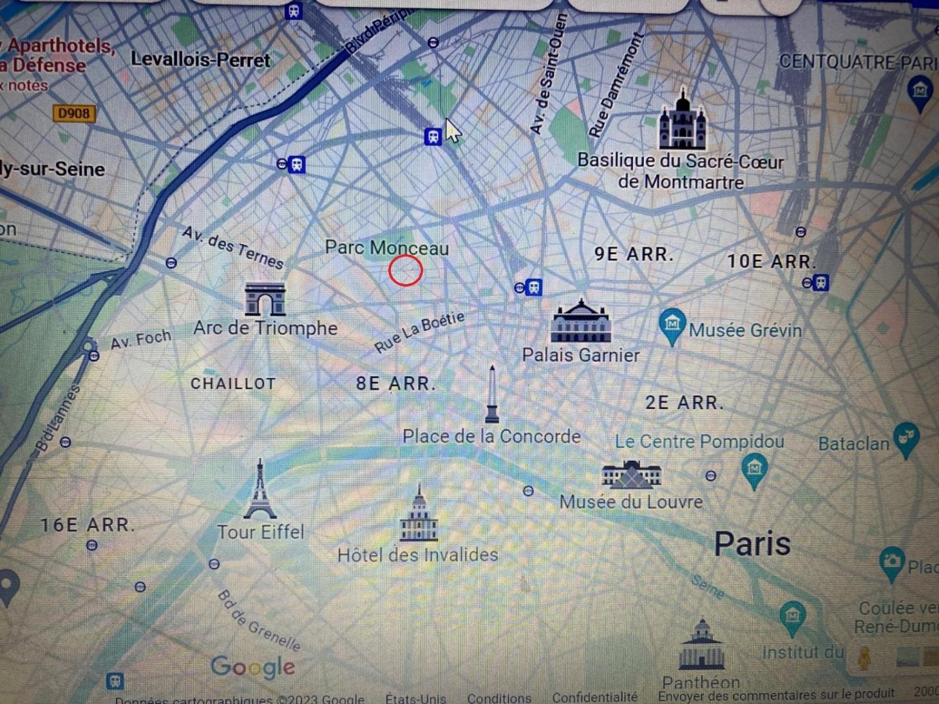 Parc Monceau Bed & Breakfast Париж Екстериор снимка